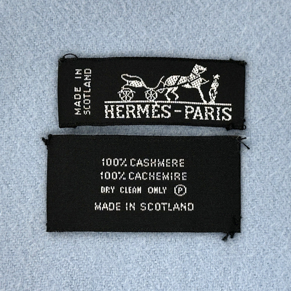 HERMES Authentic Blue Scarf - Picture 6 of 13